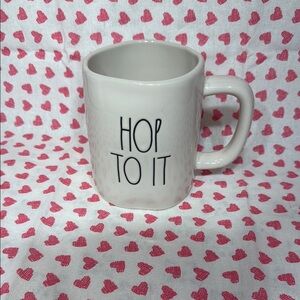 Rae Dunn HOP TO IT Easter Mug